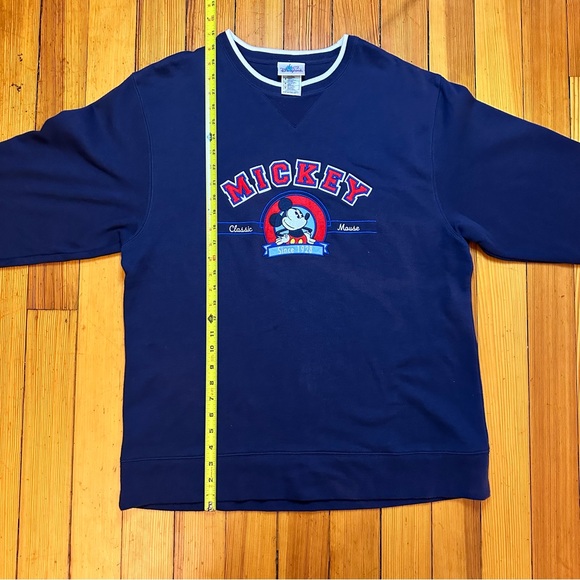 Vintage Disneyland Resort Blue Mickey Crewneck - Picture 2 of 5